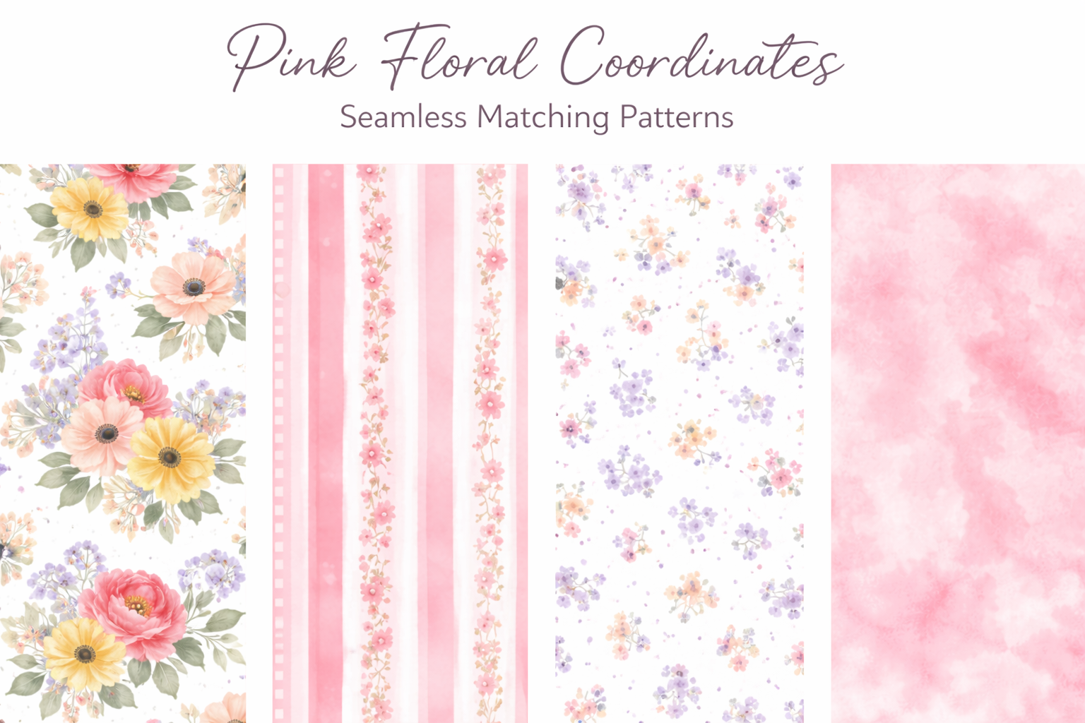 Floral Scrapbook Paper Bundle | 15 Double-Sided Sheets | Vintage Shabby Chic Paper Pack