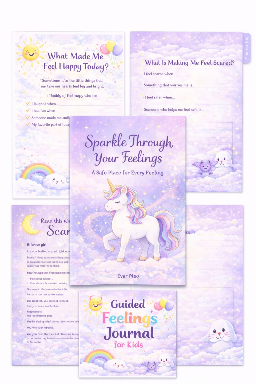 Kids Feelings Journal – Emotional Regulation Workbook, Coping Skills