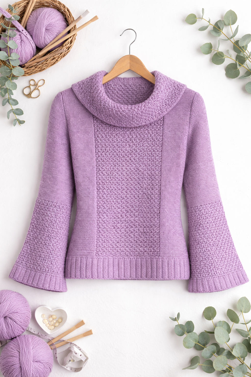 Moss Meadow Sweater Knitting Pattern