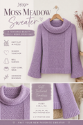 Moss Meadow Sweater Knitting Pattern
