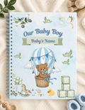 Our Baby Boy Memory Book | Personalized Baby Keepsake Journal