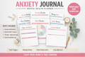 Anxiety Journal Printable | Mood & Habit Tracker | PDF Download