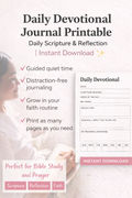 FREE Daily Devotional Printable Page